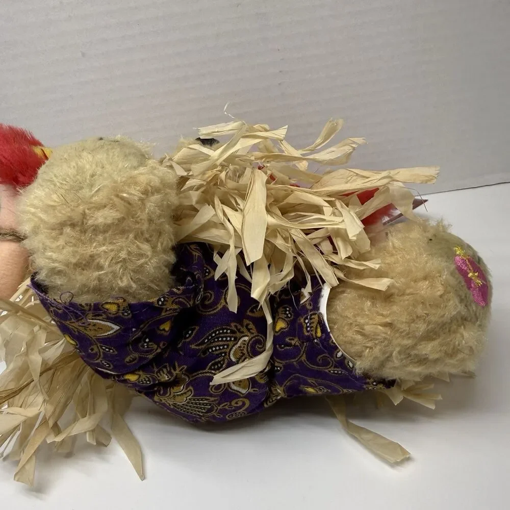 Vintage Hawaiian Collectibles Barefoot AUANA HULA GIRL Collectible Stuffed Bear